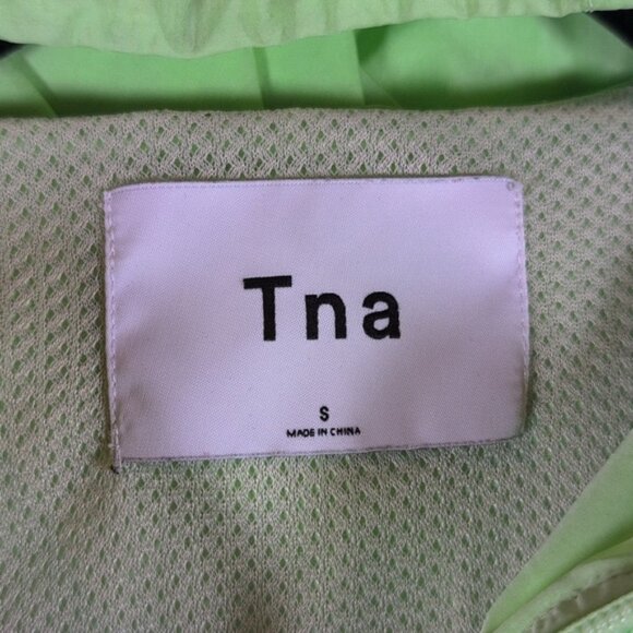 TNA Lime and Royal Blue Hooded Jacket Oversized - Picture 2 of 3